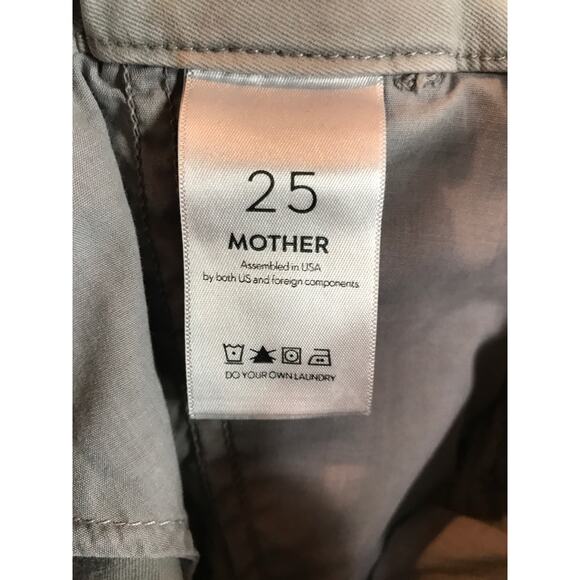 Mother Denim Womens 25 The Shaker Prep Fray Killing Time Tan Pink Racing Stripe - Picture 9 of 13